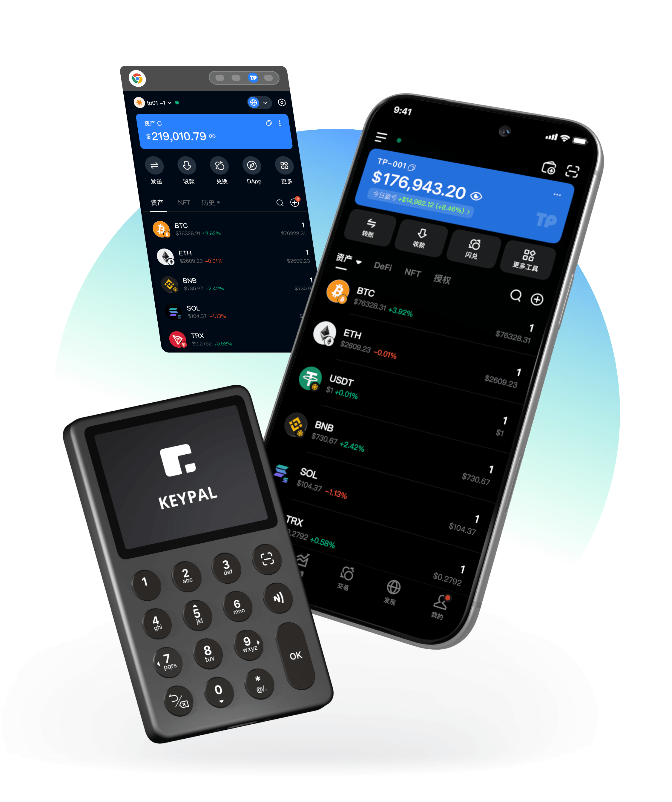 TokenPocket資產錢包 Web3 主視覺